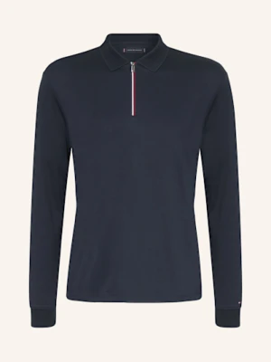 Tommy Hilfiger Koszulka Polo Z Dżerseju Regular Fit blau