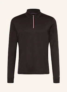 Tommy Hilfiger Koszulka Polo Z Dżerseju Regular Fit schwarz