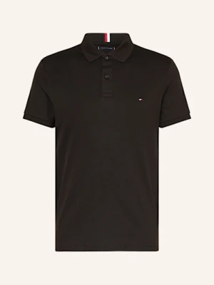 Tommy Hilfiger Koszulka Polo Z Dżerseju Regular Fit schwarz