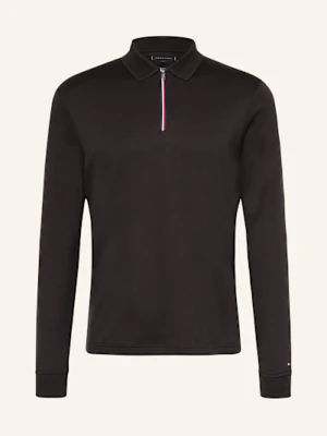 Tommy Hilfiger Koszulka Polo Z Dżerseju Regular Fit schwarz