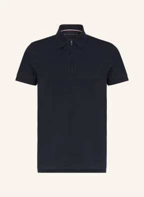 Tommy Hilfiger Koszulka Polo Z Dżerseju Slim Fit blau