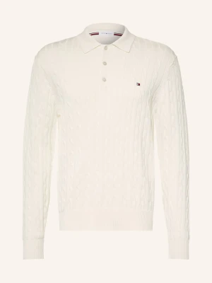 Tommy Hilfiger Koszulka Polo Z Dzianiny beige ECRU