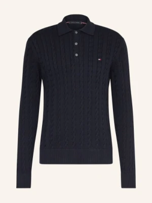 Tommy Hilfiger Koszulka Polo Z Dzianiny blau