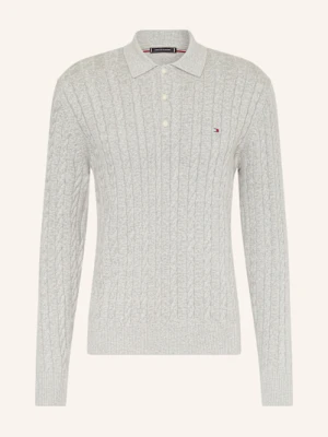 Tommy Hilfiger Koszulka Polo Z Dzianiny grau