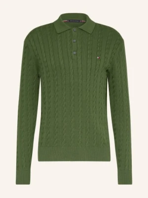 Tommy Hilfiger Koszulka Polo Z Dzianiny gruen