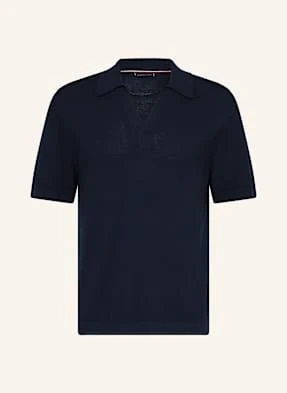 Tommy Hilfiger Koszulka Polo Z Dzianiny Regular Fit blau