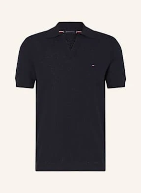 Tommy Hilfiger Koszulka Polo Z Dzianiny Regular Fit blau