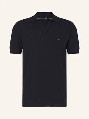 Tommy Hilfiger Koszulka Polo Z Dzianiny Regular Fit blau