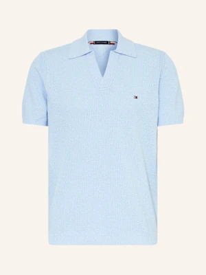 Tommy Hilfiger Koszulka Polo Z Dzianiny Regular Fit blau