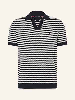 Tommy Hilfiger Koszulka Polo Z Dzianiny Regular Fit blau