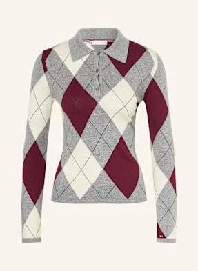 Tommy Hilfiger Koszulka Polo Z Dzianiny rot