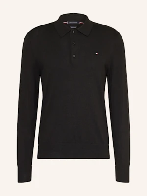 Tommy Hilfiger Koszulka Polo Z Dzianiny schwarz
