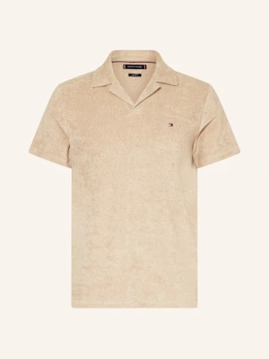 Tommy Hilfiger Koszulka Polo Z Materiału Frotte beige