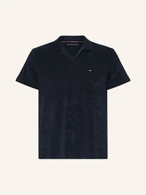 Tommy Hilfiger Koszulka Polo Z Materiału Frotte blau