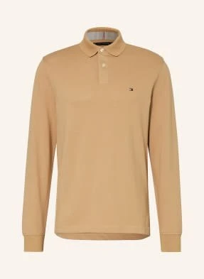 Tommy Hilfiger Koszulka Polo Z Piki Regular Fit beige