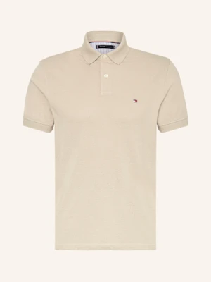 Tommy Hilfiger Koszulka Polo Z Piki Regular Fit beige