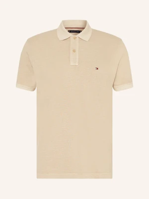 Tommy Hilfiger Koszulka Polo Z Piki Regular Fit beige