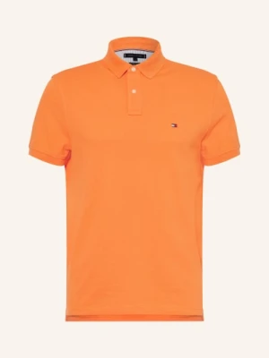 Tommy Hilfiger Koszulka Polo Z Piki Regular Fit orange