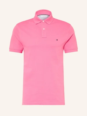 Tommy Hilfiger Koszulka Polo Z Piki Regular Fit rosa MOCNORÓŻOWY