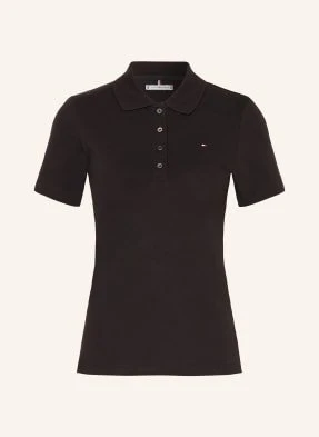 Tommy Hilfiger Koszulka Polo Z Piki schwarz