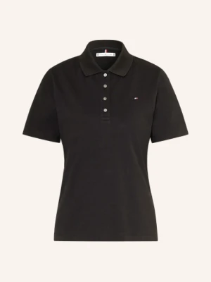 Tommy Hilfiger Koszulka Polo Z Piki schwarz
