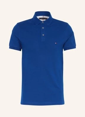 Tommy Hilfiger Koszulka Polo Z Piki Slim Fit blau