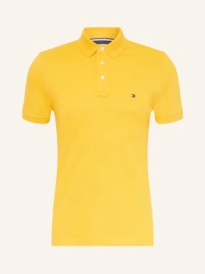 Tommy Hilfiger Koszulka Polo Z Piki Slim Fit gelb