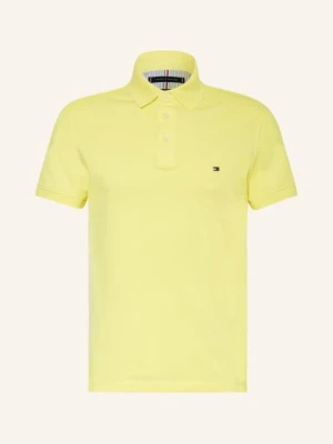 Tommy Hilfiger Koszulka Polo Z Piki Slim Fit gelb