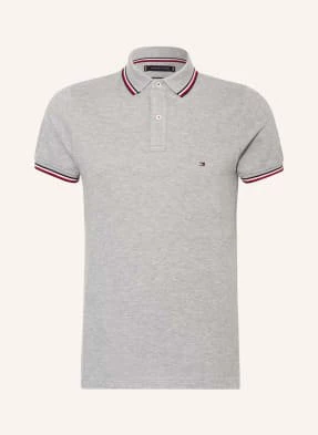 Tommy Hilfiger Koszulka Polo Z Piki Slim Fit grau