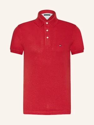 Tommy Hilfiger Koszulka Polo Z Piki Slim Fit rot