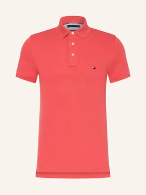 Tommy Hilfiger Koszulka Polo Z Piki Slim Fit rot