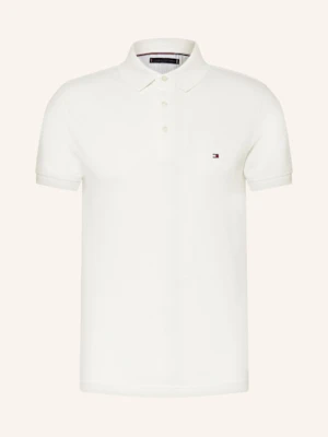 Tommy Hilfiger Koszulka Polo Z Piki Slim Fit weiss BIAŁY