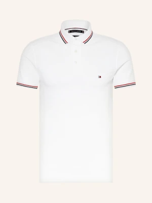 Tommy Hilfiger Koszulka Polo Z Piki Tipped Slim Fit weiss