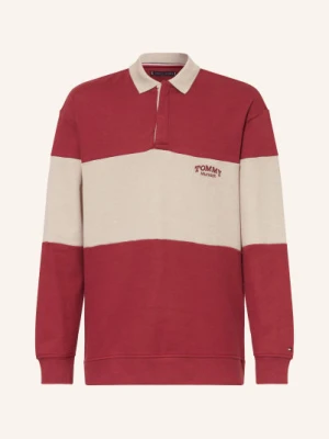 Tommy Hilfiger Koszulka Polo Z Pikowanym Wzorem rot