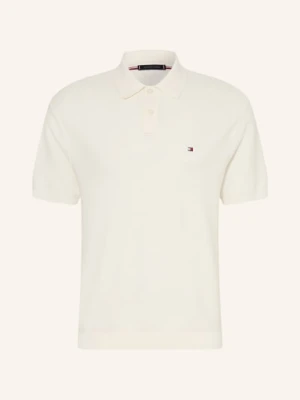 Tommy Hilfiger Koszulka Polo Z Pikowanym Wzorem weiss