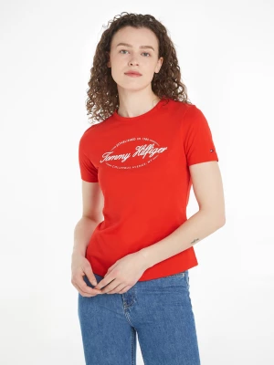 Tommy Hilfiger Koszulka w kolorze czerwonym rozmiar: M