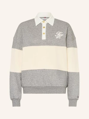 Tommy Hilfiger Koszulka W Stylu Rugby grau