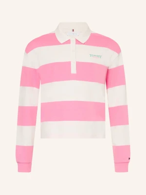 Tommy Hilfiger Koszulka W Stylu Rugby pink