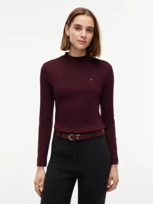 Tommy Hilfiger koszulka z długim rękawem Kobiety Bawełna lila