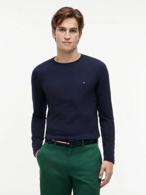 Tommy Hilfiger koszulka z długim rękawem Mężczyźni Bawełna niebieski