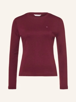 Tommy Hilfiger Koszulka Z Długim Rękawem rot CIEMNOCZERWONY