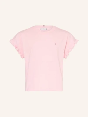 Tommy Hilfiger Koszulka Z Falbanami rosa