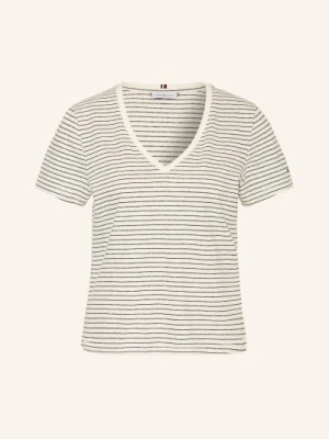 Tommy Hilfiger Koszulka Z Lnem weiss