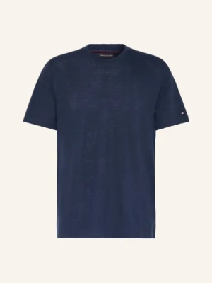 Tommy Hilfiger Koszulka Z Lnu blau