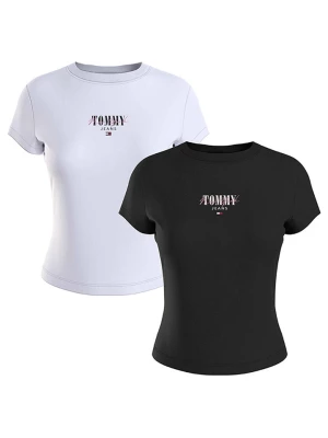 Tommy Hilfiger Koszulki (2 szt.) w kolorze białym i czarnym rozmiar: XL