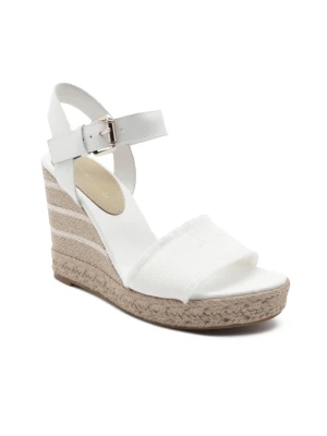 Zdjęcie produktu Tommy Hilfiger Koturny DENIM WEDGE | z dodatkiem skóry