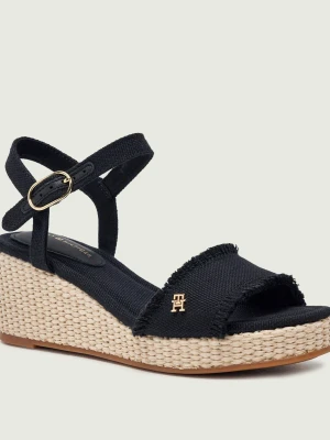 Tommy Hilfiger Koturny | z dodatkiem skóry czarny