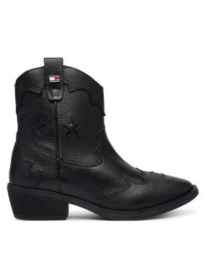 Tommy Hilfiger Kowbojki T3A5-35195-0036 Czarny