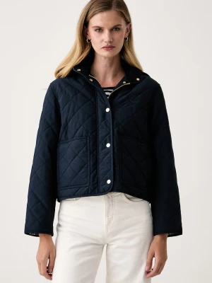 Tommy Hilfiger krótka kurtka damska granatowy