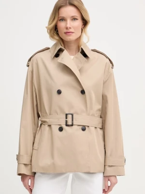 Tommy Hilfiger krótki trencz damski bawełniany